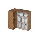 Ver imagem 3 de Armário Aéreo Canto Reto 1 Porta Yasmin Espresso Móveis