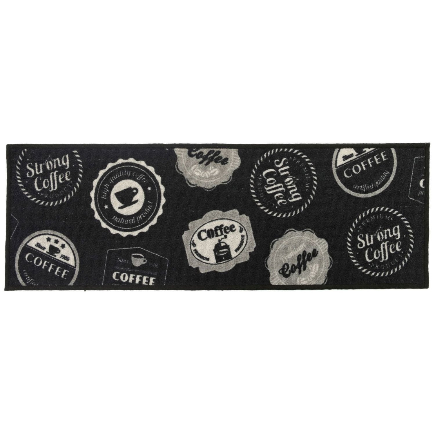 Passadeira para Cozinha Cleankasa 50cm X 1,2m Selos Café Kapazi - 1