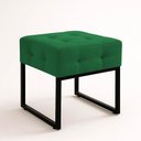 Ver imagem 7 de Poltrona Sala e Puff Decorativo Industrial Elisa Suede D03 - D’Rossi