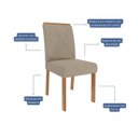 Ver imagem 2 de Jogo com 02 Cadeiras Fernanda Wood Ii