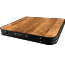 Ver imagem 2 de Mesa Dobravel Vira Maleta Camping Praia 120cm X 60cm Retangular Mfl