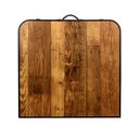 Ver imagem 7 de Mesa Dobravel Vira Maleta Camping Praia 120cm X 60cm Retangular Mfl