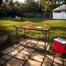Mesa Dobravel Vira Maleta Camping Praia 120cm X 60cm Retangular Mfl - 3
