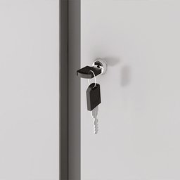 Armário Aço Escritório Fechadura 4 Prateleiras Preto - 7