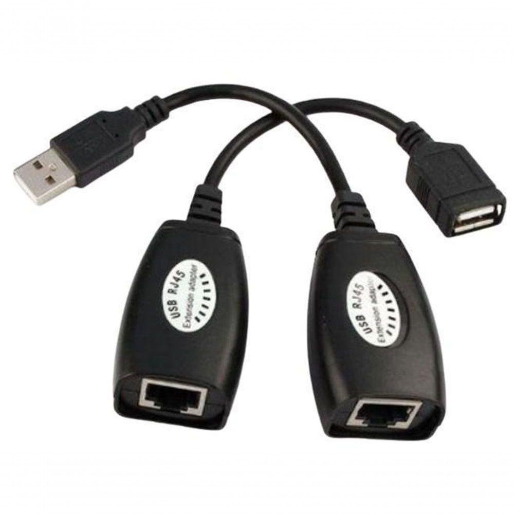 Adaptador Usb Rj45 Feasso até 45 Metros - Fca-90 - 10