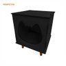 Casinha Toca Cat Line Pet Gato Premium Mdf Pés Palito Preto - 6