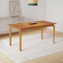 Ver imagem 1 de Mesa Candian 180 x 0,90 sem Vidro Tampo Amadeirado Marrom/Cinamomo