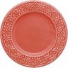 Kit 2 Pratos de Sobremesa Mendi Coral Oxford® Cerâmica 20cm - 1