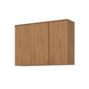 Ver imagem 2 de Armário Aéreo 3 Portas 120cm Yasmin Espresso Móveis