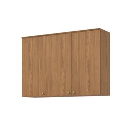 Armário Aéreo 3 Portas 120cm Yasmin Espresso Móveis - 2