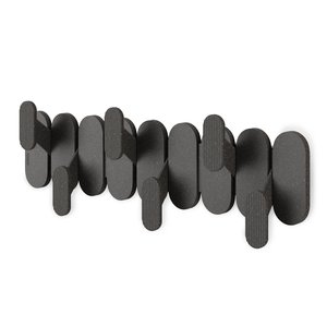 Tempo 6 Preto - Cabideiro de Parede com 6 Ganchos Umbra