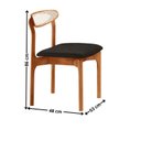 Ver imagem 4 de Conjunto de Mesa de Jantar Monaco Tampo Organico Laminado 180cm 6 Cadeiras Monaco Premium