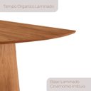Ver imagem 7 de Conjunto de Mesa de Jantar Monaco Tampo Organico Laminado 180cm 6 Cadeiras Monaco Premium