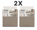 Ver imagem 5 de Tapete Aparador Louça Escorredor Alta Absorção 45x40 cm Cor:Cinza;Quantidade:Kit 2