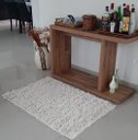 Ver imagem 3 de Tapete Algodão para Sala e Quarto - 0,50 x 1,00 - Cru - Pelo Alto