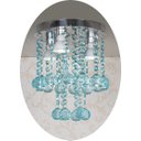Ver imagem 6 de Kit Lustres Para Quarto Sala Lavabo Base De Inox Vai Montado