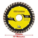 Ver imagem 5 de Kit 2 Disco Serra Circular 115mm-100mm Concreto Mármore