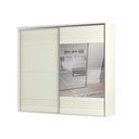 Ver imagem 2 de Guarda-roupa Roupeiro Casal 02 Portas de Correr 2,67m Mdf Dalla Costa: Off White