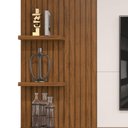 Ver imagem 3 de PAINEL PARA TV ATÉ 60 POLEGADAS 1 PORTAS 2 PRATELEIRAS BENTO DJ MÓVEIS