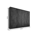 Ver imagem 7 de Guarda Roupa 6 Portas e 6 Gavetas Argos Off White - Europa