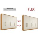 Ver imagem 3 de Guarda Roupa 6 Portas e 6 Gavetas Argos Off White - Europa