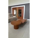 Ver imagem 3 de Mesa de Centro Orgânica 84x69x44 cm Madeira Nogal Sheldon