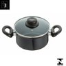 Jogo Panelas Preta Indução Cooktop Elétrico Á Gás 3 Pçs - 3