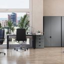 Ver imagem 1 de Gaveteiro Kappesberg 4 Gavetas Office Platinum 46cm
