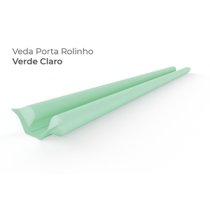 Protetor Veda Porta Impermeavel Rolinho contra Inseto 1,00m:verde Claro/1,00m