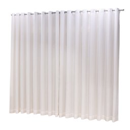Cortina Oxford com linho 3,00x2,00 Para Varão Duplo:Palha - 1