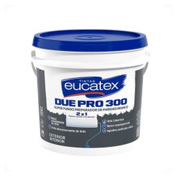 Fundo Preparador de Paredes Due Pro 300 Base Água 15 litros Branco Eucatex - 1