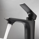 Ver imagem 5 de 2 Torneira Misturador Monocomando Lavatório Bica Baixa Preto Fosco