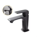 Ver imagem 4 de 2 Torneira Misturador Monocomando Lavatório Bica Baixa Preto Fosco