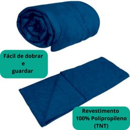Saco de Dormir Colchonete Fa Colchões Acampamento Camping Solteiro 192x75cm 8161 Color:azul - 3