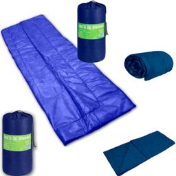 Saco de Dormir Colchonete Fa Colchões Acampamento Camping Solteiro 192x75cm 8161 Color:azul - 1