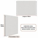Ver imagem 2 de Cama Japonesa Casal Almeria Corea com Cabeceira Madeira Bege Sallar Home 148cm