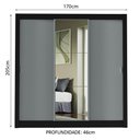 Ver imagem 4 de Guarda Roupa Casal Madesa Mônaco 3 Portas de Correr com Espelho