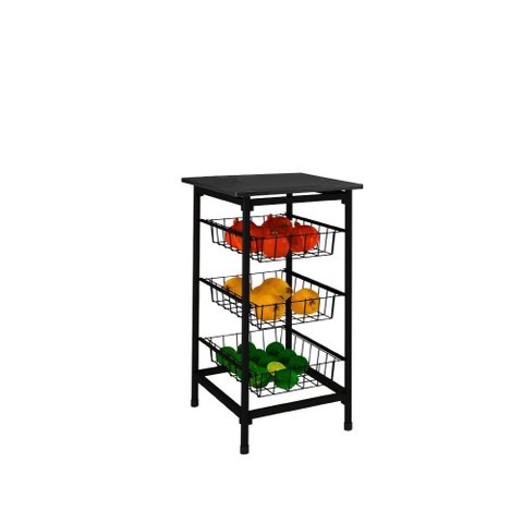 Fruteira Belize Bm Tubulares Preto