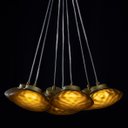 Ver imagem 4 de Pendente Petra Starlux ZR105-AGD LED 2700k 7 Cúpulas ST2583