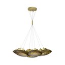 Ver imagem 1 de Pendente Petra Starlux ZR105-AGD LED 2700k 7 Cúpulas ST2583