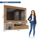 Ver imagem 4 de Painel para TV até 55 Polegadas 136CMX122,5cm Brasil Marrom