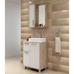 Balcão Balcony Lux 60cm C/Pes Supremo/ Cabernet - 1