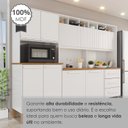 Ver mais imagens de Armário de Cozinha 9 Portas 3 Gavetas 100% Mdf Isabella