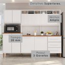 Ver imagem 5 de Armário de Cozinha 9 Portas 3 Gavetas 100% Mdf Isabella