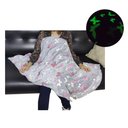 Ver imagem 3 de Manta Cobertor Mantinha Brilha Escuro Florescente Infantil
