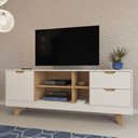 Ver imagem 3 de Rack com Painel para TV até 60 pol 161CMX180CM Universal Slim Michigan Branco