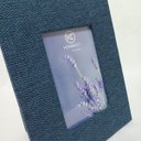 Ver imagem 4 de Porta-Retrato de Chenile Azul 1.0x18.5x23.5cm Foto Mesa Decoração Sala Presente