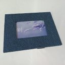Ver imagem 6 de Porta-Retrato de Chenile Azul 1.0x18.5x23.5cm Foto Mesa Decoração Sala Presente