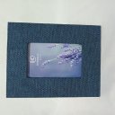 Ver imagem 7 de Porta-Retrato de Chenile Azul 1.0x18.5x23.5cm Foto Mesa Decoração Sala Presente