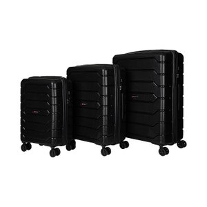 Conjunto de Malas Travelux St. Gallen Polipropileno - P, M e G Preto